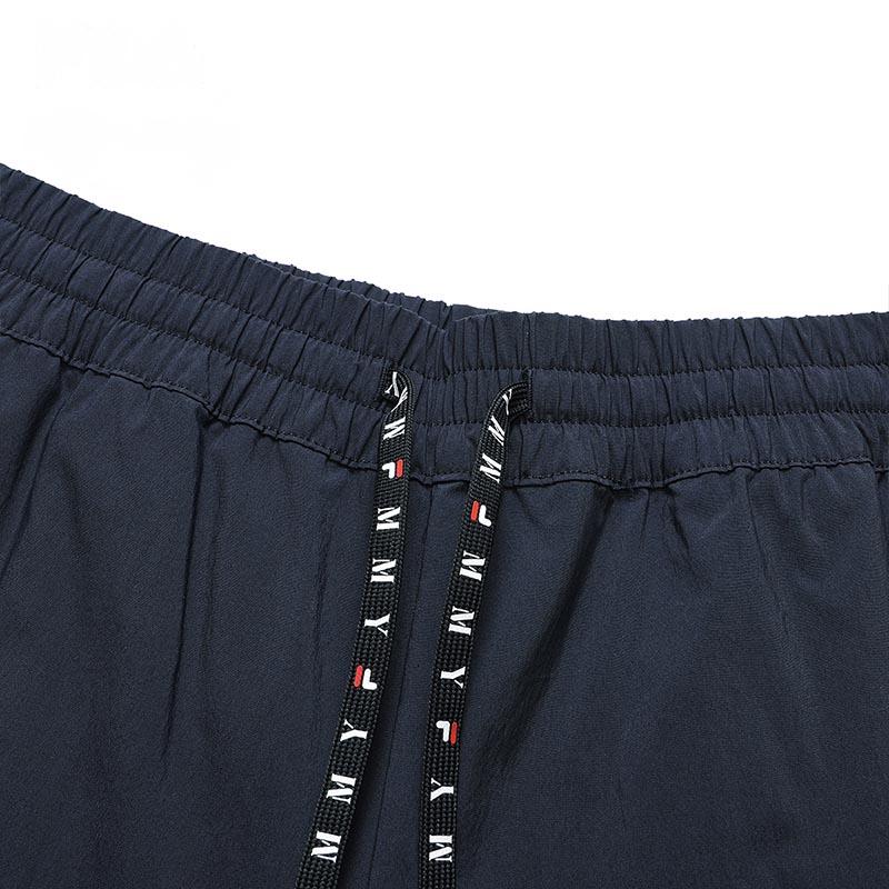 Fila X MIHARA YASUHIRO Collaboration Solid Color Breathable Woven Casual Pants Women Bottoms Dark-Abyss-Blue F11W213803F-NV