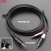 For IPhone 3.5mm USB Type C To Dual 6.35mm Jack Input Audio Cable for Laptop Mixer Audio Connection of Mixer Electronics Part