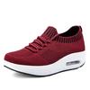 Net Fabric Low Help Breathable Solid Color Air Cushion Thick Soled Slip-on 2025 New Large Size Women's Shoes Zapatos De Mujer