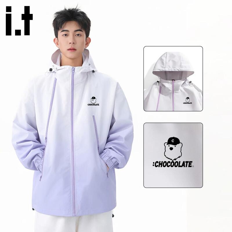 Мужская ветровка CHOCOOLATEit с градиентом для активного отдыха M