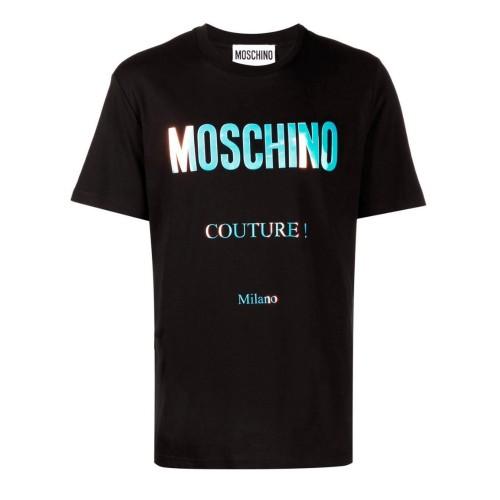 Moschino Unisex Adult Couture Milano Reflective Logo T-Shirt
