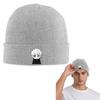 Gojo Manga Kawaii Japanischer Anime Warme Strickmütze Hip Hop Beanie Hut Herbst Winter Outdoor Mützen für Männer Frauen Erwachsene