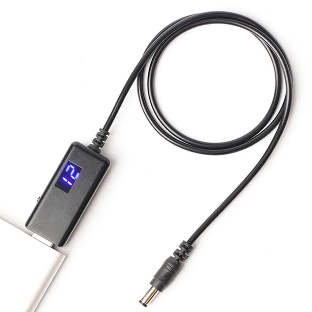 USB To DC 12V Step Up Converter Cable With 5.5X2.1mm For Power Supply DC5V To DC12V USB Voltage Step Up Converter