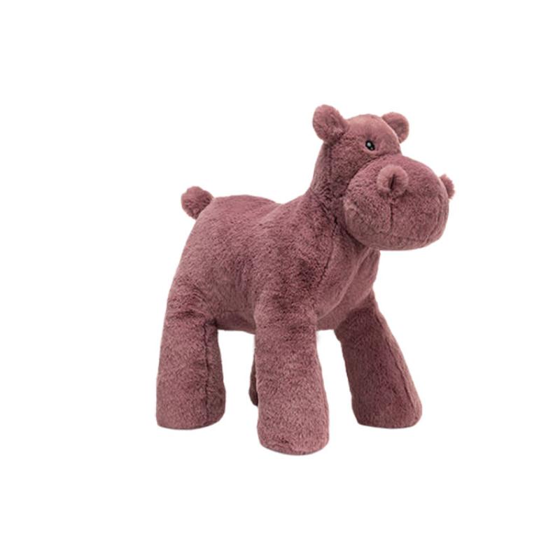 

JELLYCAT Животные джунглей Хагди Гиппопотам Успокаивающая кукла Плюшевая кукла 22 см высотой