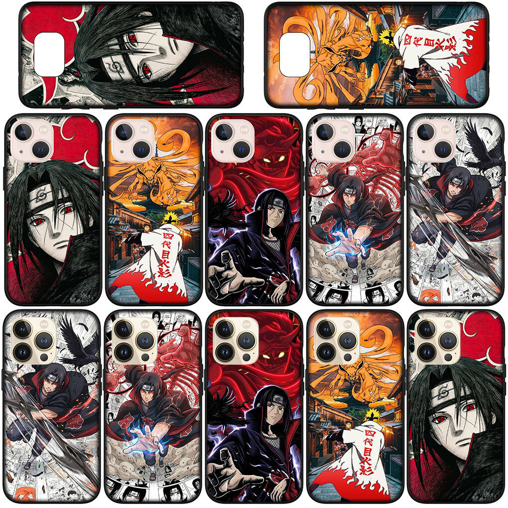 Phone Case for iPhone 17 15 16 Plus Redmi Note 14 12 11 13 Pro Max Huawei P30 P20 Lite OPPO A60 A40 A80 A38 A54 A17 Anime Uchiha Itachi Narutos Cover