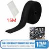 Universal Black Exhaust Heat Wrap Manifold Downpipe High Temp Bandage Tape Roll Car Motorcycle Exhaust Pipe Ulation Cloth