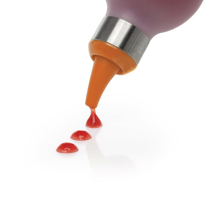 450ml Silica Gel Squeeze Bottle For Soy Sauce Tomato Sauce Olive Oil Bottles Leak Proof Oil Dispensers Kitchen Accessories