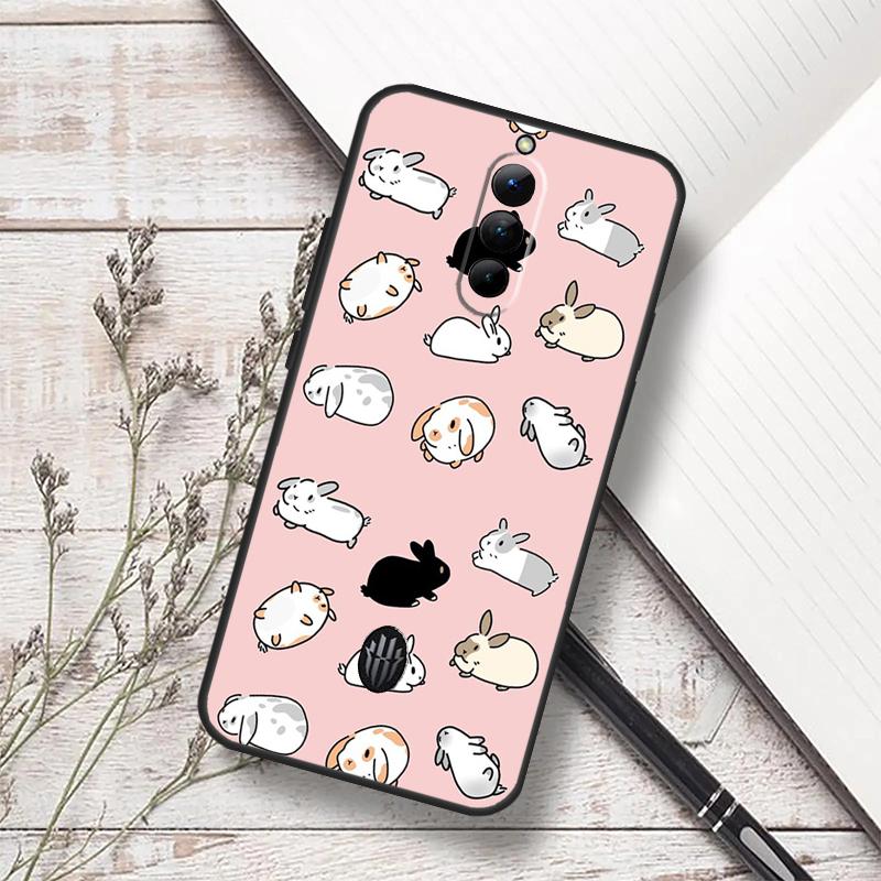 Bunny Rabbits Case For ZTE Nubia Red Magic 11 10 9 8 8S 9S 10S Pro Plus 6 7 6S 7S Pro 5G 6R 10 Air Funda