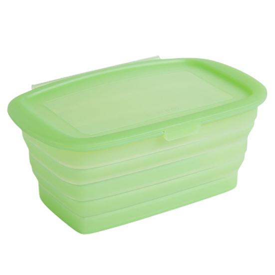 Convenient with Lid Fresh-keeping Foldable Space Saving Food Storage Case Restaurant Accessory Food Organizer