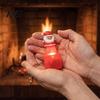 Christmas Gift for Adults Santa Claus Luminous Voice Keychain, Type?C Rechargeable Fidget Toy, Shape Key Holder Portable LED Light Pendant