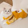 Autumn and Winter Cat Clothes Cute Animal Four-legged Clothes Traction Overalls Sweater Thin Teddy Than Bear Pet Clothes