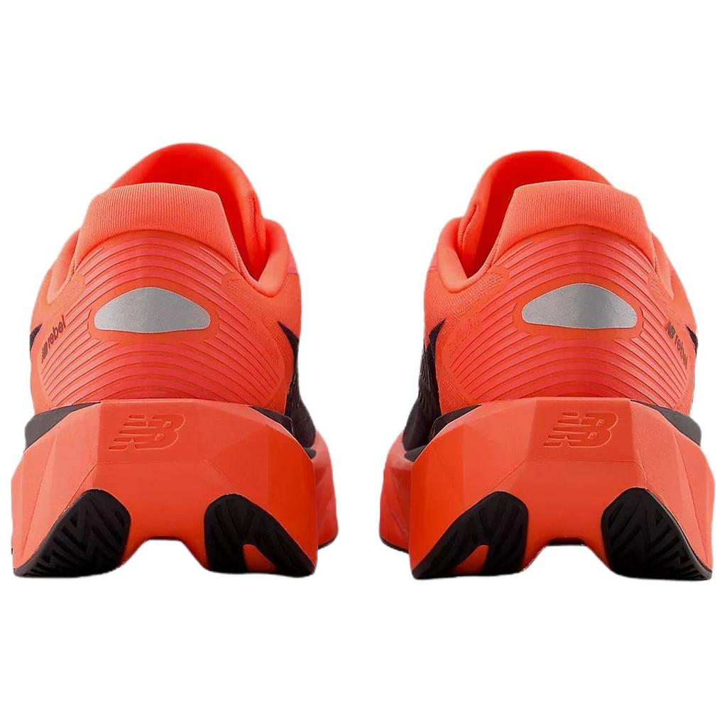 New Balance Tênis Masculino FuelCell Rebel v5 Vermelho Urgente Preto Prateado-Metálico MFCXLA5