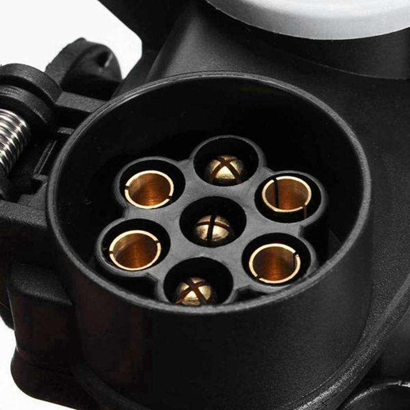 M63K-Husvagn Husbil Dragkrok Adapter Släpvagnsadapter Kontaktuttag Omvandlare 13-polig till 7-polig N&S Släpvagnskontakt