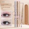 Weizi Coffee Series Double-Ended Eyeliner Gel Pen Waterproof, Sweat-Proof, Smudge-Proof, Long-Lasting Eyeliner Pen for Lower Eyelid