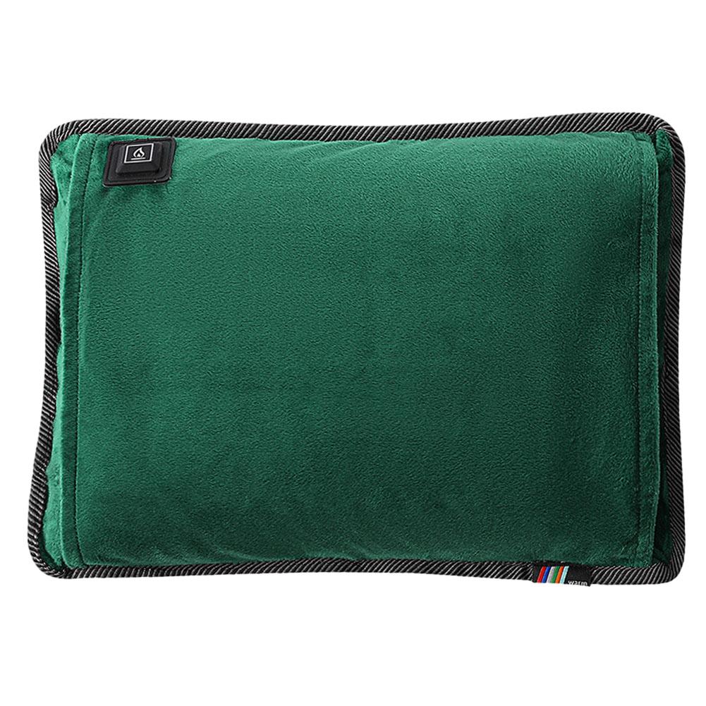 

Intelligent Electric Hand Warmer USB Charging Hand Feet Hot Bag 3 Gears Heat Portable with Belt for Winter Outdoor Camping зелёный