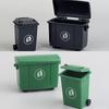 2/4Pcs Mini Desktop Storage Bin Portable Trash Container Dollhouse Ornament Cosmetic Jewelry Storage Box Stationery Organizer