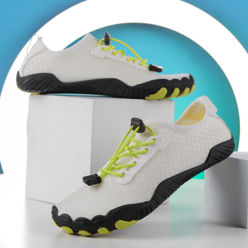 Beach Shoes Wading Upstream Shoes Non-Slip Water Socks Swimming Shoes Breathable Treadmill Soft Shoes Black Soft Soled