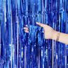 Glitter Streamers Tinsel Curtain Colorful Fringe Backdrop Curtain  Birthday Party