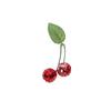 Disco Ball Cherry Decoration Pendant Decoration Room Decoration Mirror Ball With Leaf Props