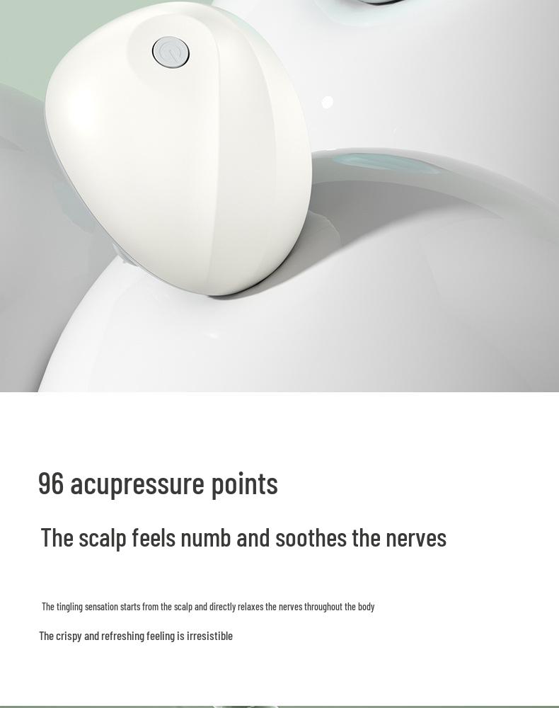 Electric Silicone Scalp Massager - Portable USB Rechargeable Kneading Head and Pet Massager