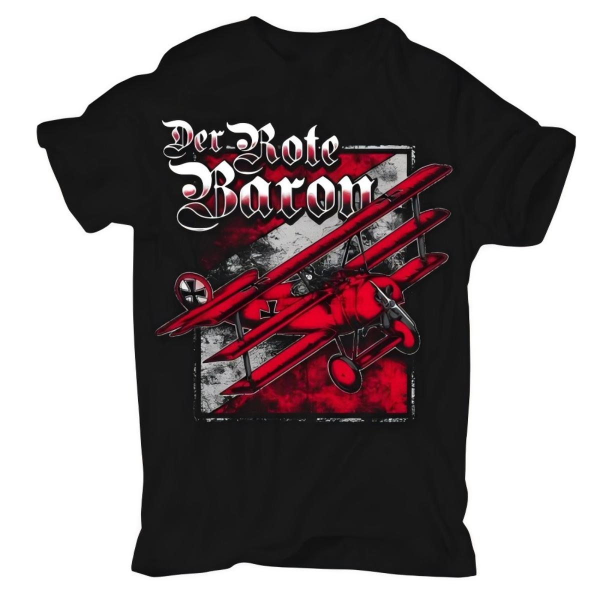 Der Rote Baron Red Triplane T-Shirt XL