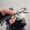 Zinc Zinc Alloy Half-frame Business Myopia Glasses PC Men Reading Eyewear Office Anti Blu-ray Glasses  Women