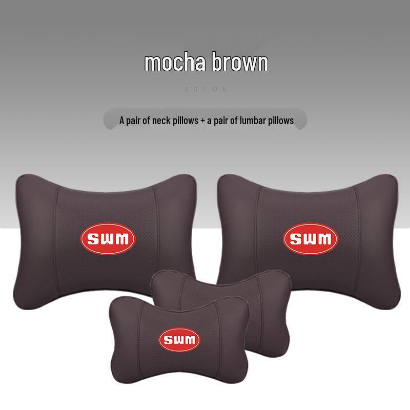 SWM Car Seat Headrest & Lumbar Support for SWM Models G05/X7/X3X2 - Iron Man Neck Guard