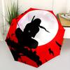 1pc Moon Ninja Windproof Automatic Umbrella, Lightweight for Women/Men, Perfect Christmas Gift A0811250