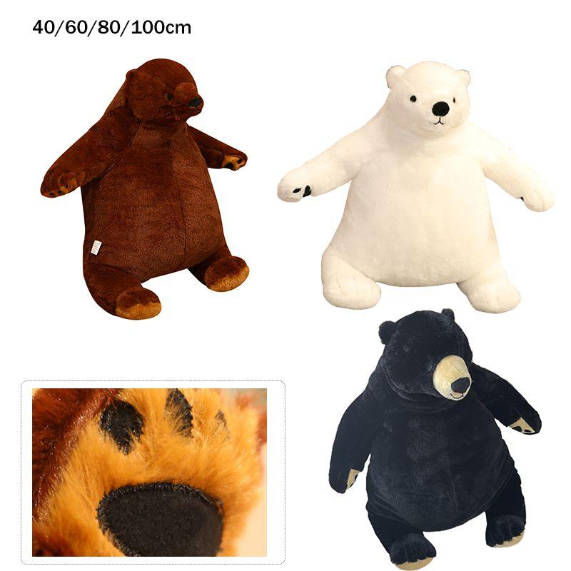 157393in Teddy Giant Bear Cute Simulation Plush Toy Soft Stuffed Doll Kids