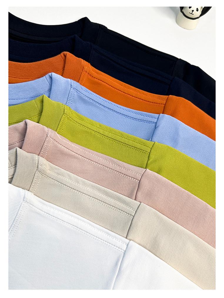 230g Kids' Cool-Feel UV-Protective Quick-Dry Moisture-Wicking Round Neck Tee