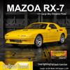 Zhongyuanxing RX-7 Alloy Coupe Car Model with Pull Back, Sound, and Light Features