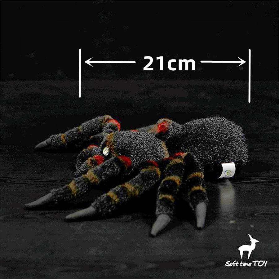 Tarantula High Fidelity Anime Niedliches Plüschtier Feuer Spinne Plüschtiere Lebensechte Tiere Simulation Stofftier Kawai Spielzeug Geschenke Für K