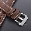 Crazy Horse Leather Watch Strap 20mm 22mm 24mm 26mm for Panerai Vintage Watch Band Black Blue Brown Handmade Watchband Accessory