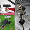 5PCS  Plum Hand Tighten Nuts Handle Thread Star Mechanical Black Thumb Nuts Clamping Knob Manual Nuts M4 M5 M6 M8 M10