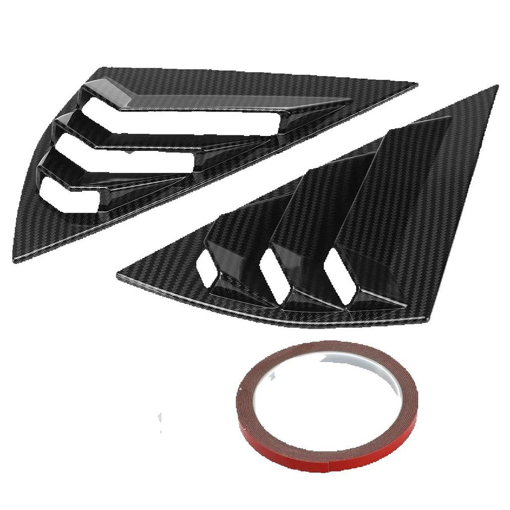 Rear Side Window Scoop Visor Cover Louvers Covers For Ford Electric Horse Mustang Mach-E 2025 2025 Rear Window Louvers