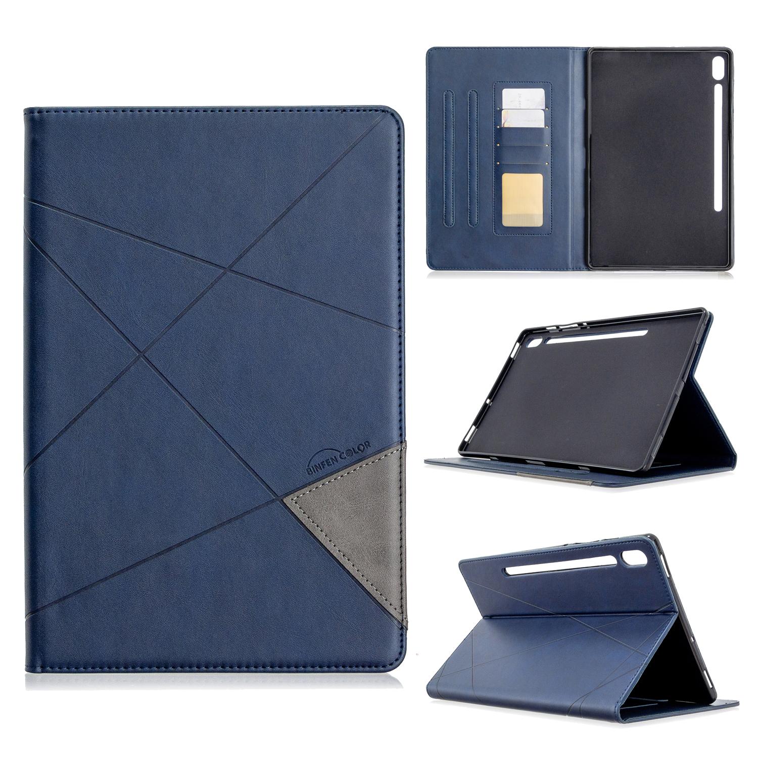 

Чехол для Samsung Galaxy Tab S6 10.5 дюймов (Выпуск 2019 г.)(SM-T860/T865) Чехол-книжка Business Premium из искусственной кожи с несколькими углами обзора и карманом для карт SM-T860/T865 синий