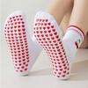 2pairs Embroidery Pilates Socks Cherry Pattern Non-Slip Socks Comfortable Women Yoga Socks  Indoor