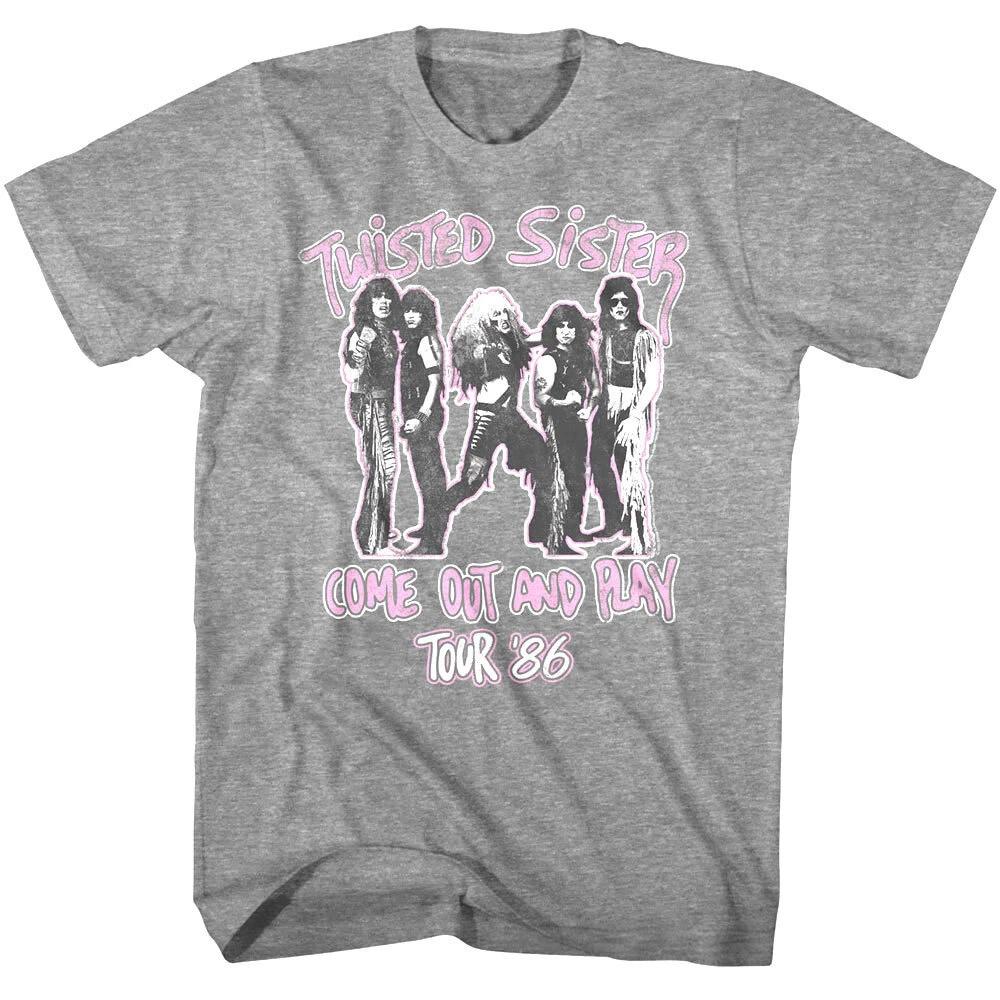 Twisted Sister Come Out and Play Tour 86 Men s T Shirt M