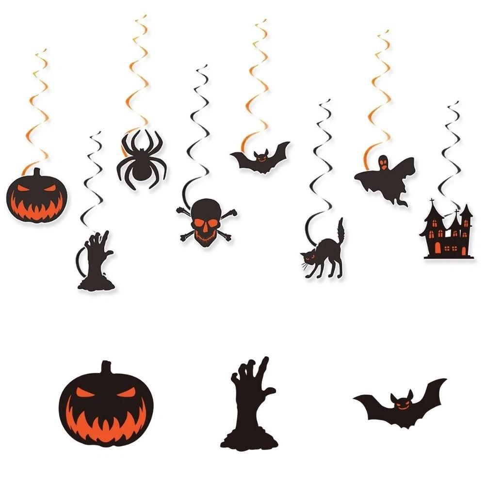 5Pcs/Set Halloween Flag Halloween Bunting Creative Halloween Hanging Decoration  Party Scene