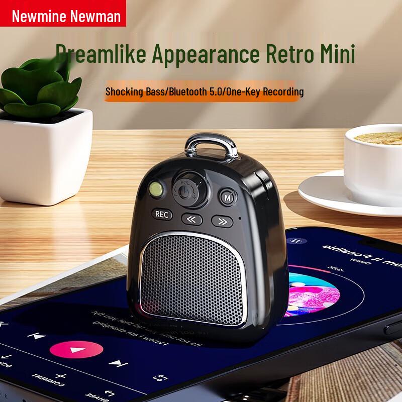 Newmine DP06 Retro Portable Bluetooth Speaker