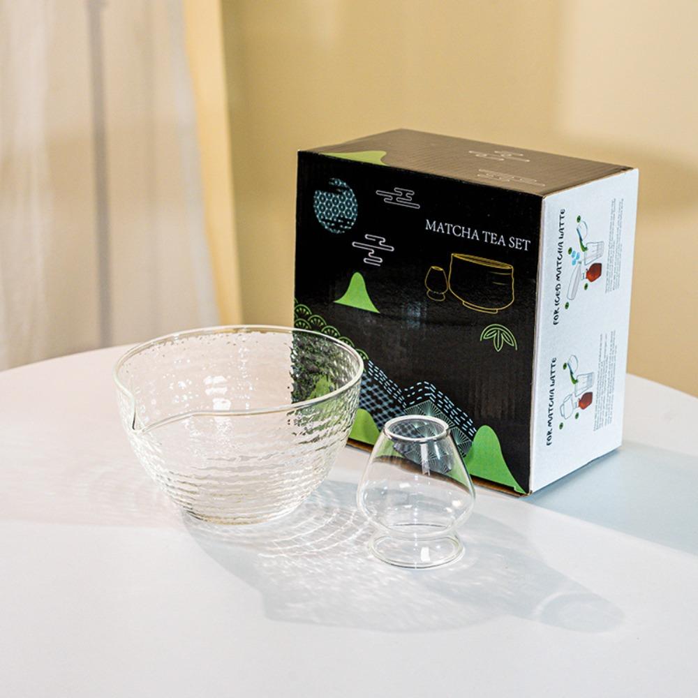 Mit Ausgießer Matcha-Zubereitungsset Texturierte Teeschalen Neues Matcha-Besenset Teeliebhaber