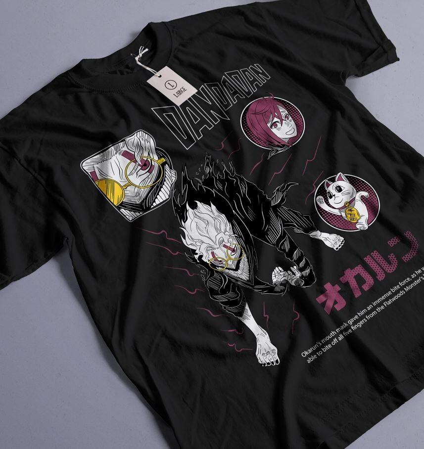 

Dandadan T-shirt Okarun Momo Ayase Okarun Exclusive Anime Tee Gift Girl Shirt S