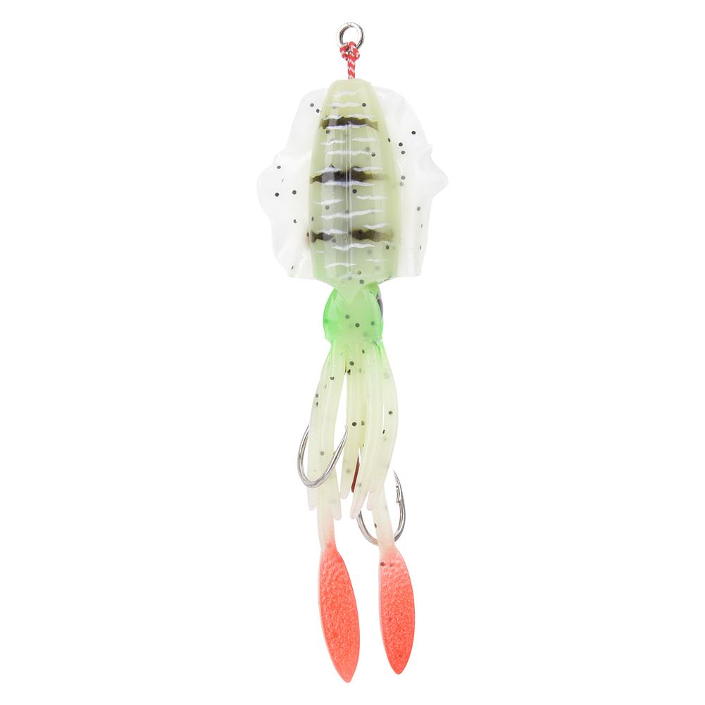 

Soft Luminous Fishing Bait UV Octopus Squid Lure Fishing Tackle Accessory5#