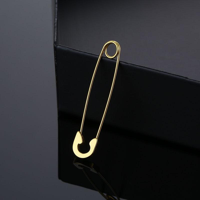Korean Minimalist Pin Earrings Versatile Fashion Clip On Ear Accessories