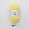 Ruyi Bird Chenille Yarn: Warm Sun Gold Velvet Ice Yarn for DIY Crochet Dolls & Blankets