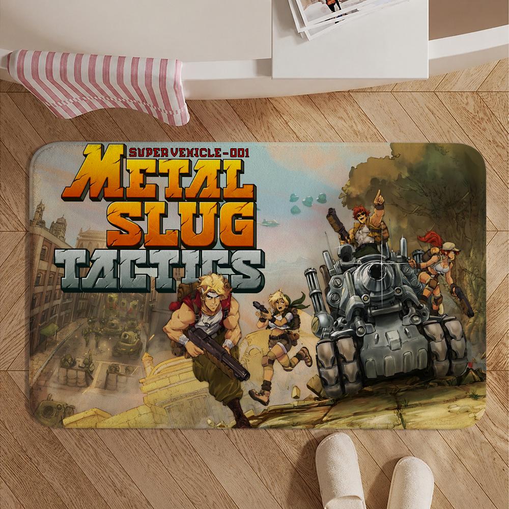 Game-Metal SlugS Floor Mat Soft Non-Slip Bath Mat, Bedside Carpet, Absorbent Doormat for Home