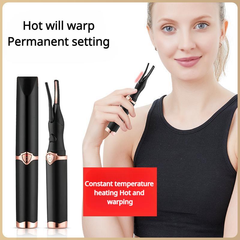 Mini USB Electric Eyelash Curling Device Eyelashes Fast Curling Heating Lasting Shaping Intelligent Temperature Control Makeup