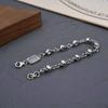 S925 Sterling Silber Armband Persönlichkeit Trend Schädel Armband Neutral Nische Hip Hop Punk Hand Schmuck Boutique Schmuck