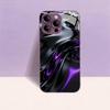 Schwarz Lila Flüssiger Wirbel für iPhone 17 Hülle Mode für coque iphone Hülle fundas Glas für iPhone 17 16 15 14 13 12 pm Pro Plus