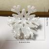 1pc Large Snowflake Hair Clip - Heavy Duty Hair Grip, Elegant Winter Hairpin for Women, Non-Slip Hair Claw for Everyday,Fashion